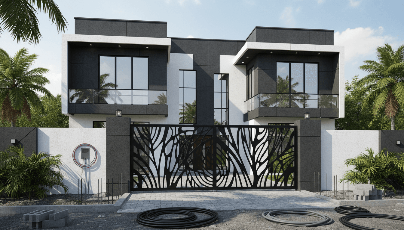 Newly built 4 bedroom fully detached duplex